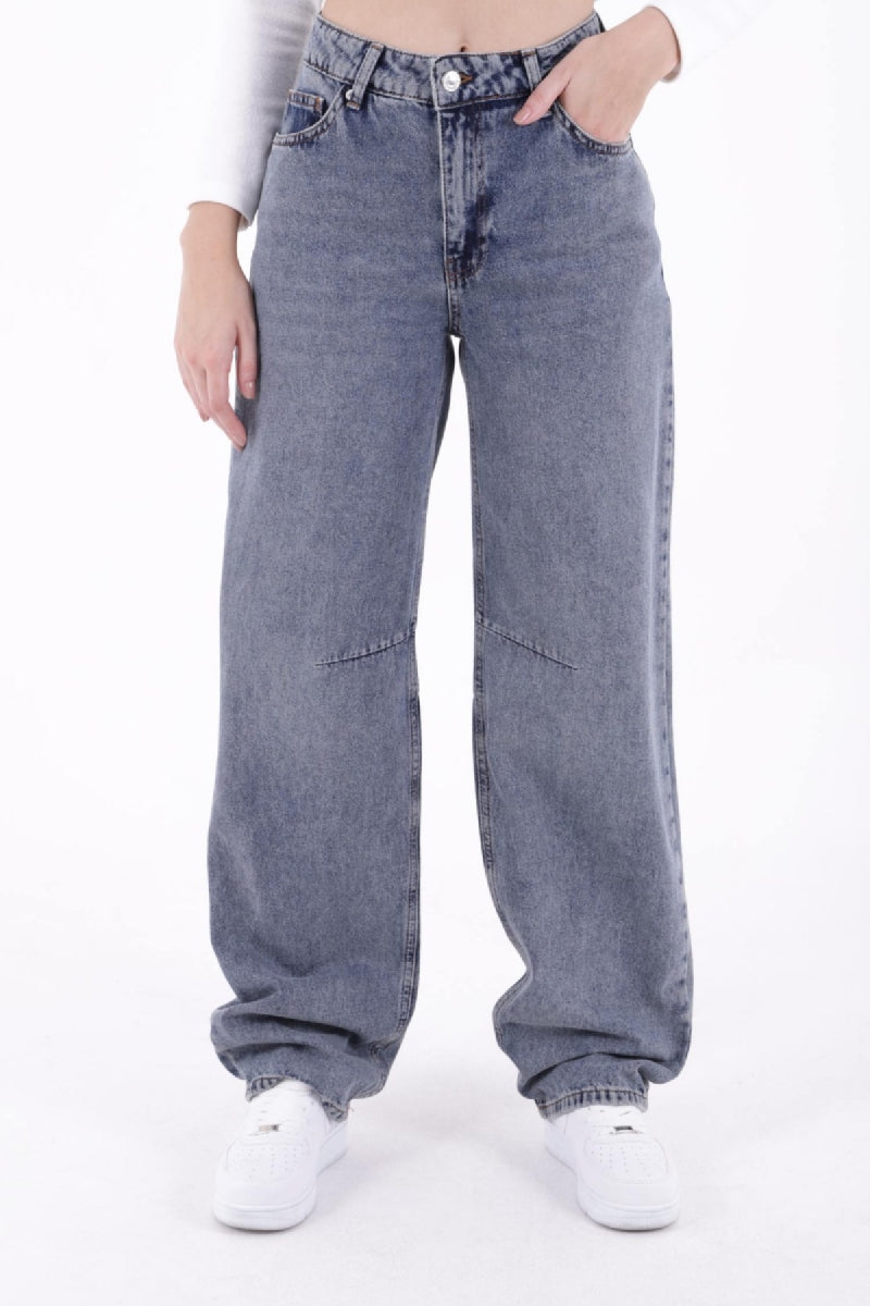 Dizi Pensli Baggy Kot Pantolon 7050