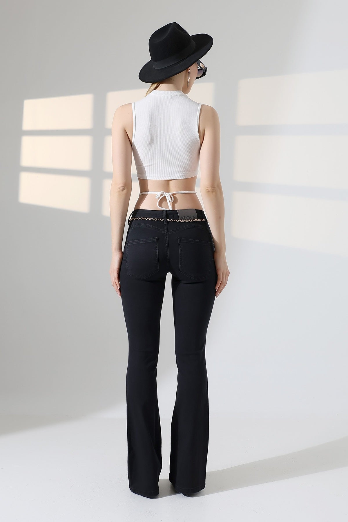 Push Up İspanyol Kot Pantolon 7108