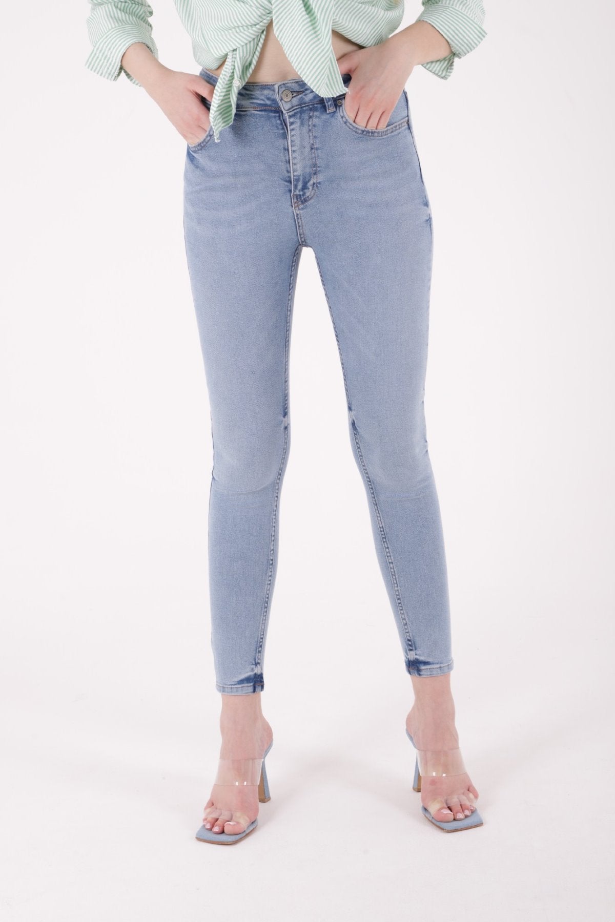 Kısa Boy Skinny Kot Pantolon 811