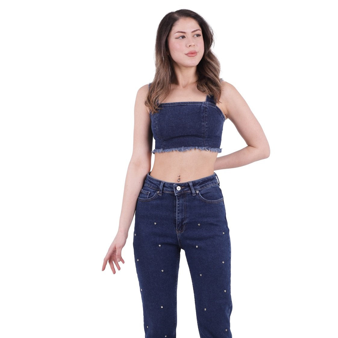 Droplu Mom Fit Pantolon 1724