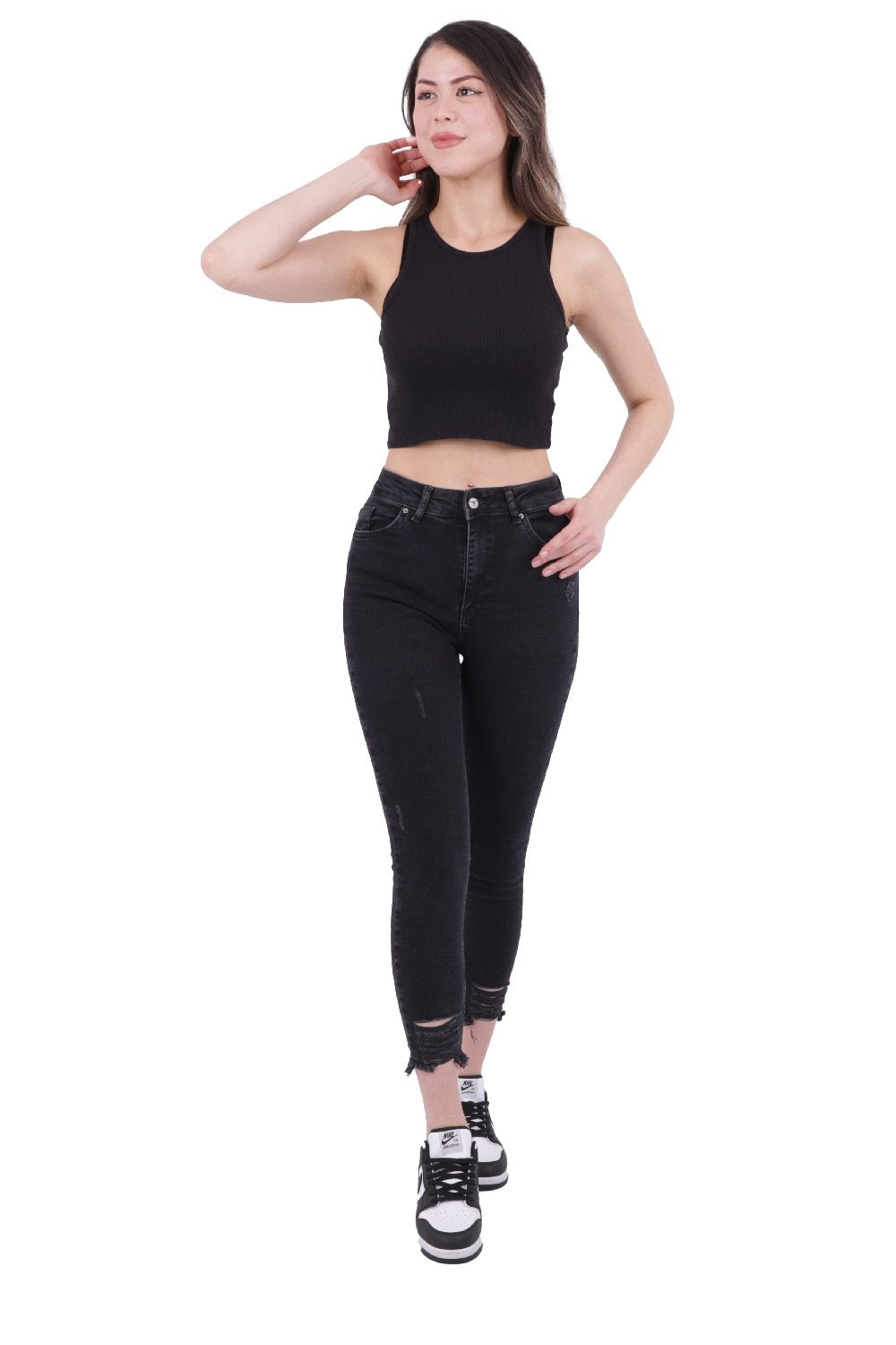 Paçası Skinny Pantolon 1784