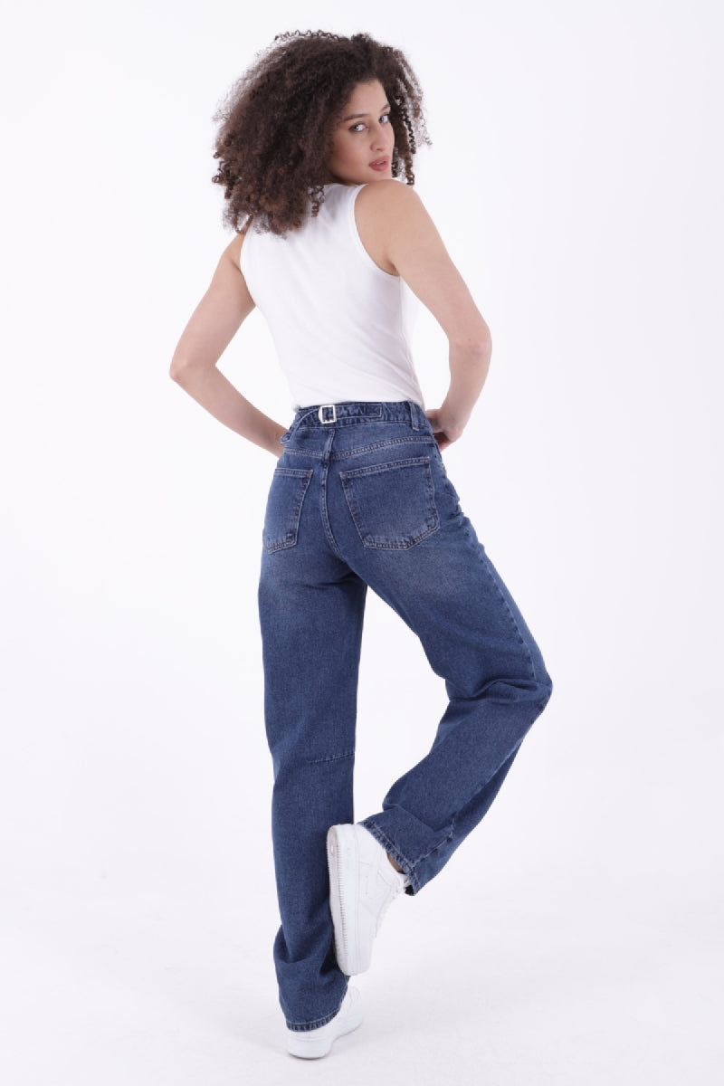 Dizi Pensli Baggy Kot Pantolon 7050