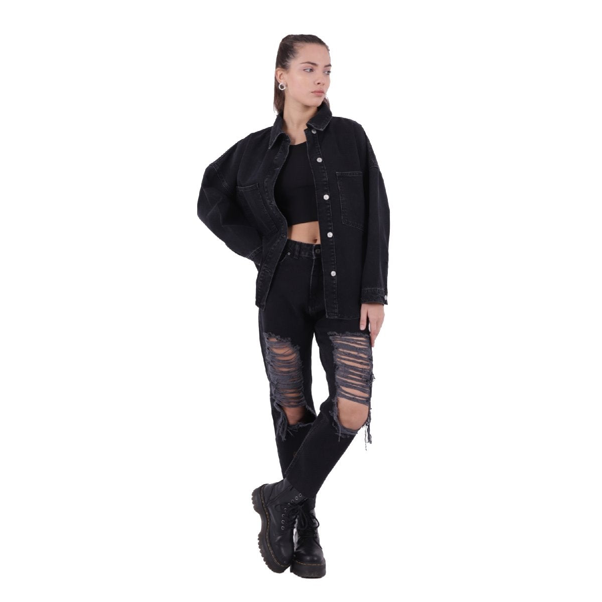 Oversize Kot Gömlek 664