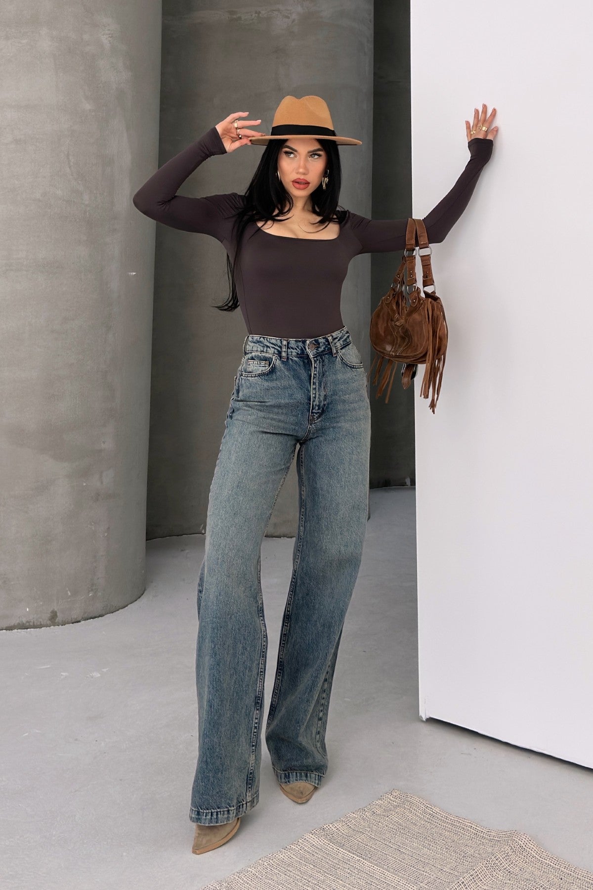 Bol Paça Relax Kot Pantolon 718