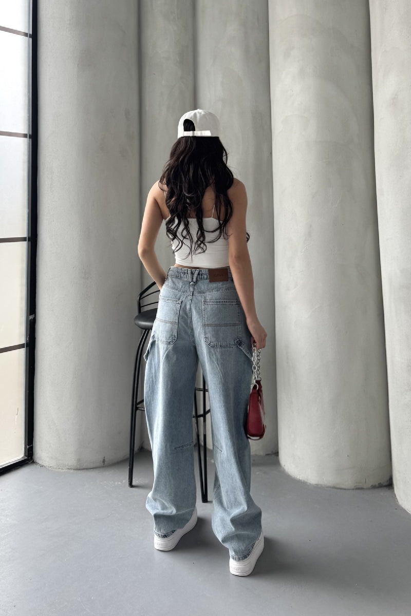 Pensli Baggy Kot Pantolon 7059