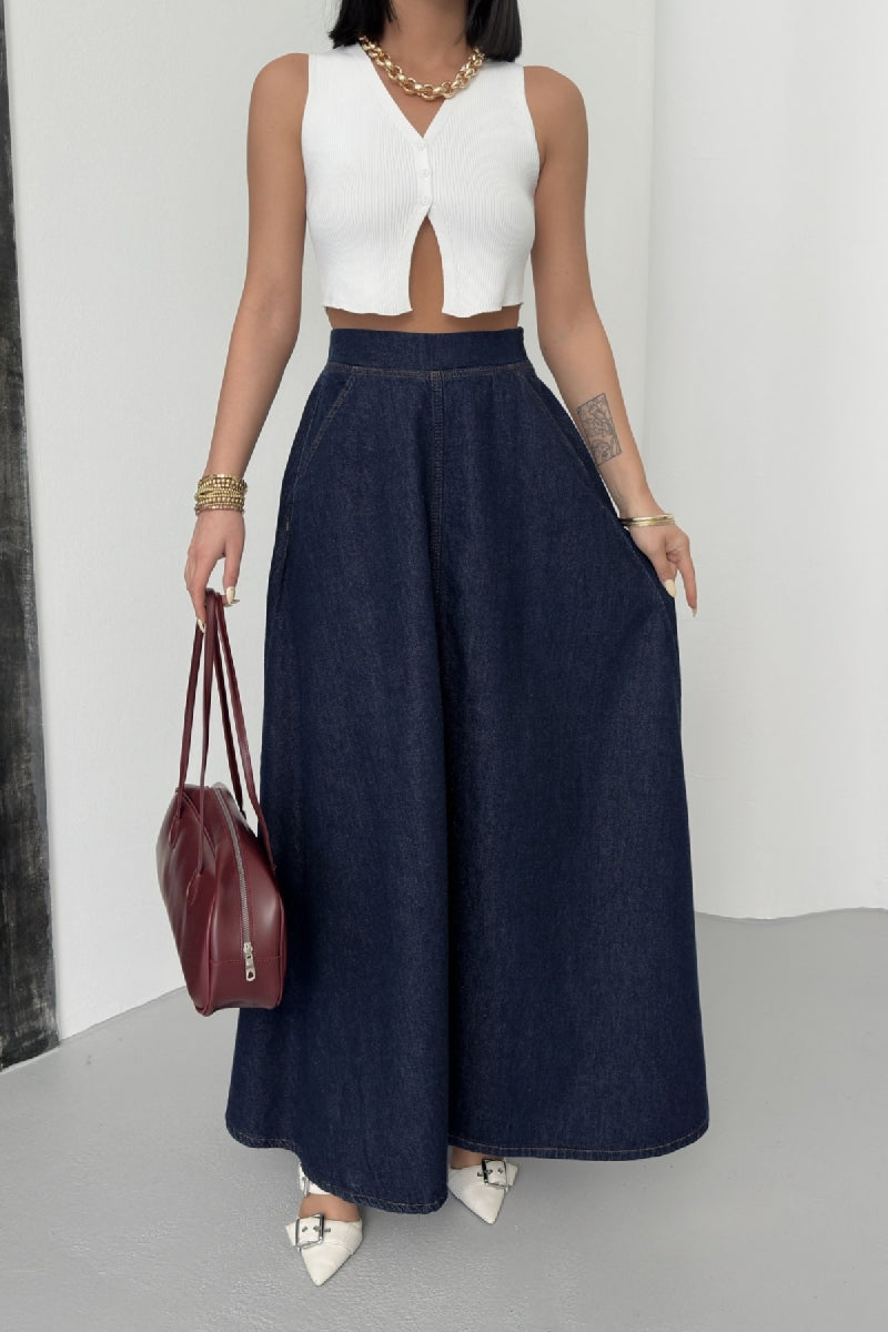 Volanlı Uzun Etek 1069