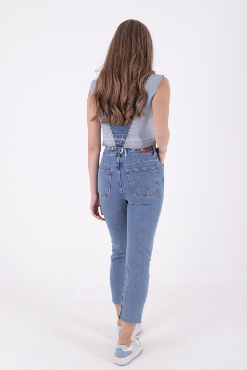 Dikişsiz Paça Mom Fit Kot Pantolon 764