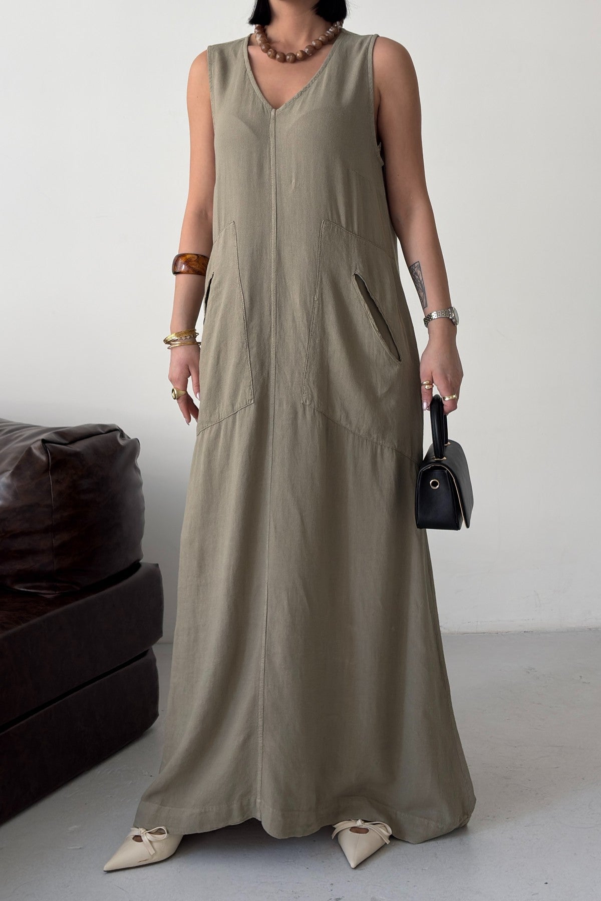 Cepli Oversize Elbise HS3072
