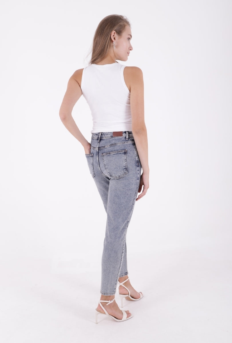 Tık Likra Kot Pantolon 7036