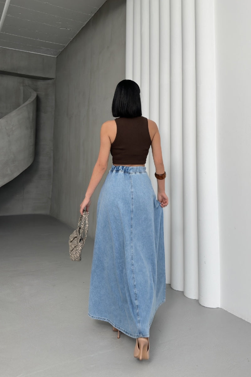 Volanlı Uzun Etek 1069