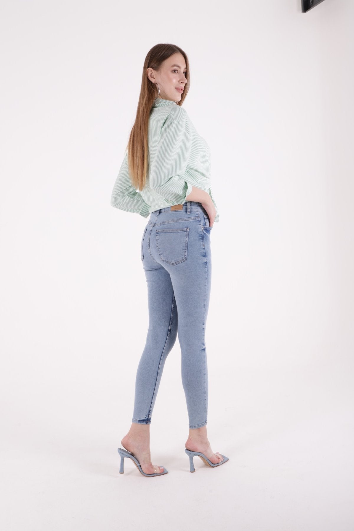 Kısa Boy Skinny Kot Pantolon 811