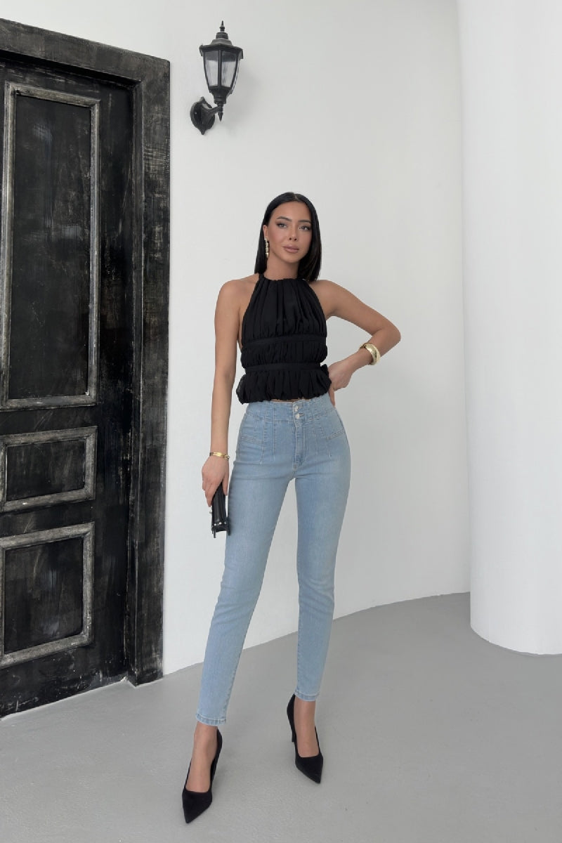 Pensli Skinny Kot Pantolon 7053