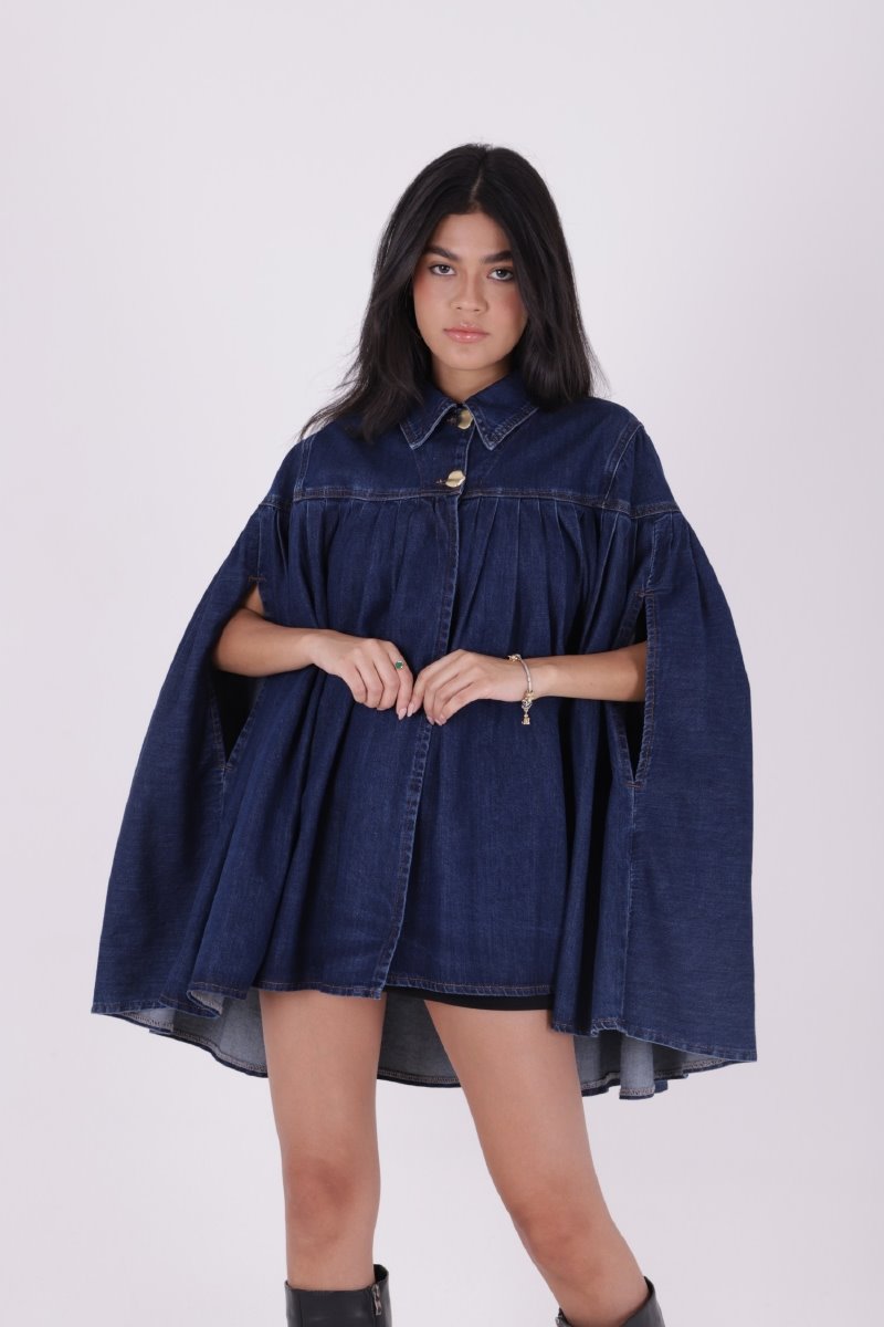 Pileli Oversize Panço Ceket 6075