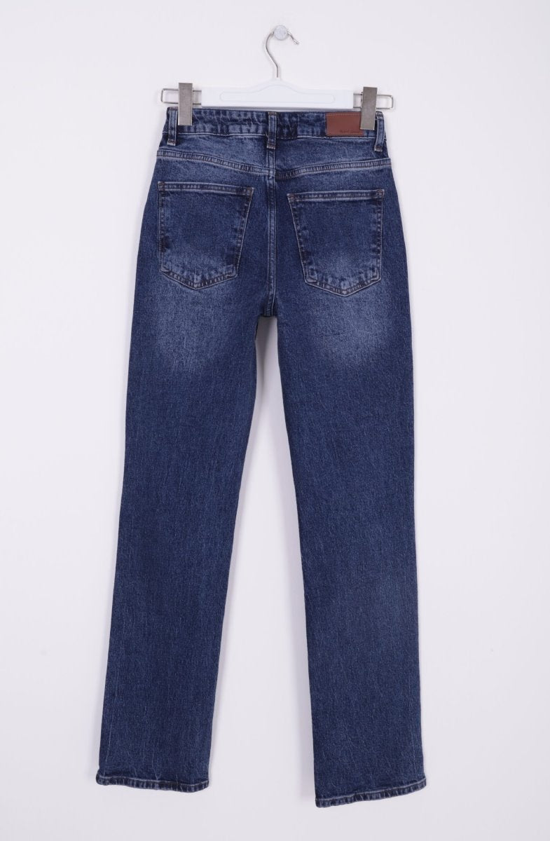 Yüksel Bel Straight Kot Pantolon 7033