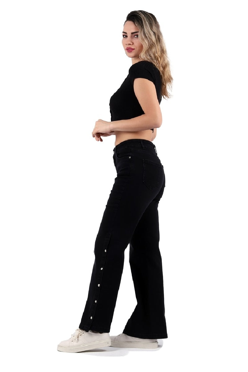 Yanı Çıtçıt Detaylı Pantolon 992