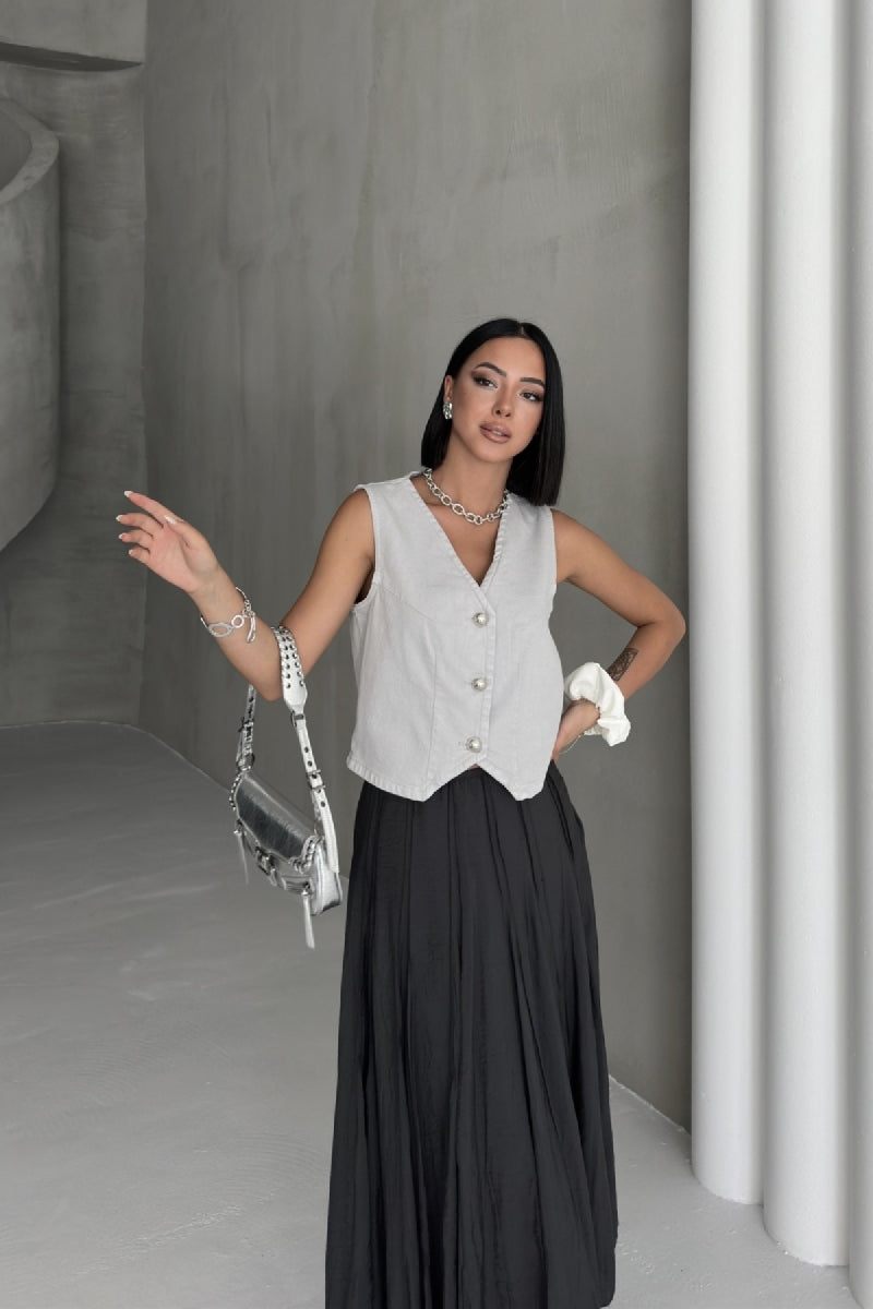 Düğmeli Yelek 6156