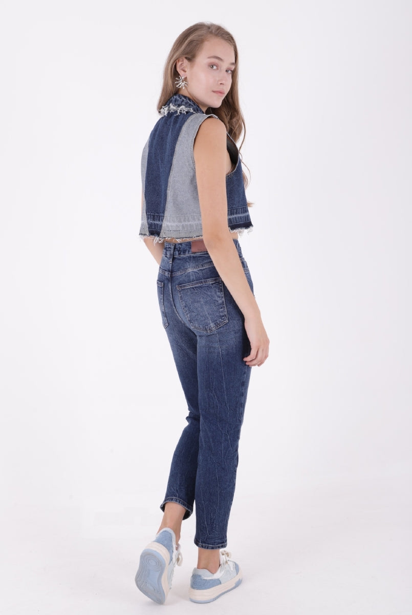 Tık Likra Kot Pantolon 7036