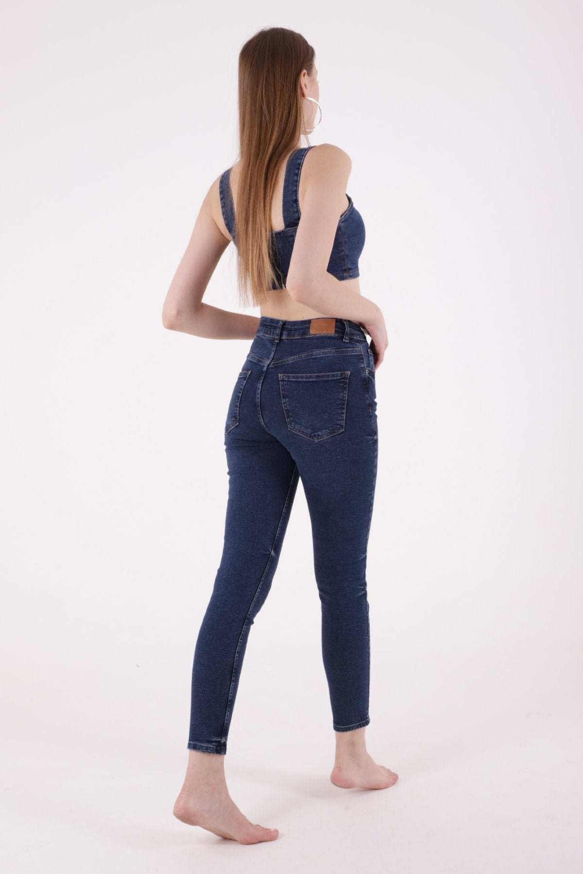 Kısa Boy Skinny Kot Pantolon 811