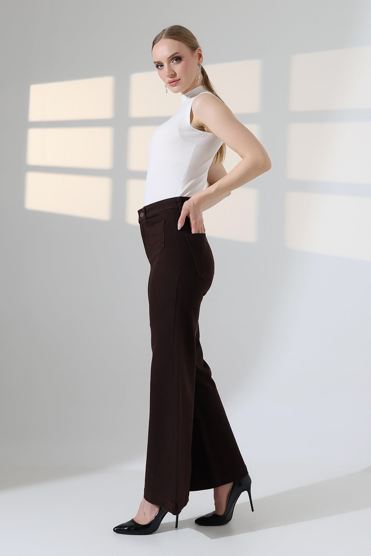 Ön Cep Detaylı Kot Pantolon 7079