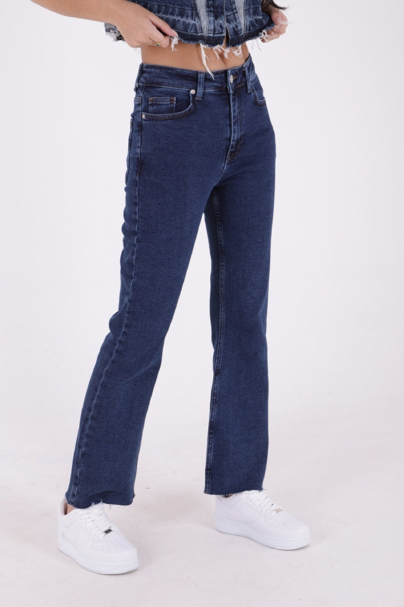 İspanyol Mom Fit Kot Pantolon 1706