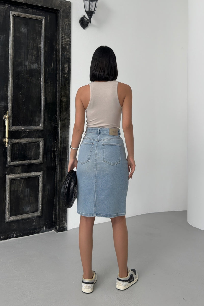 Orta Boy Kot Etek 1039