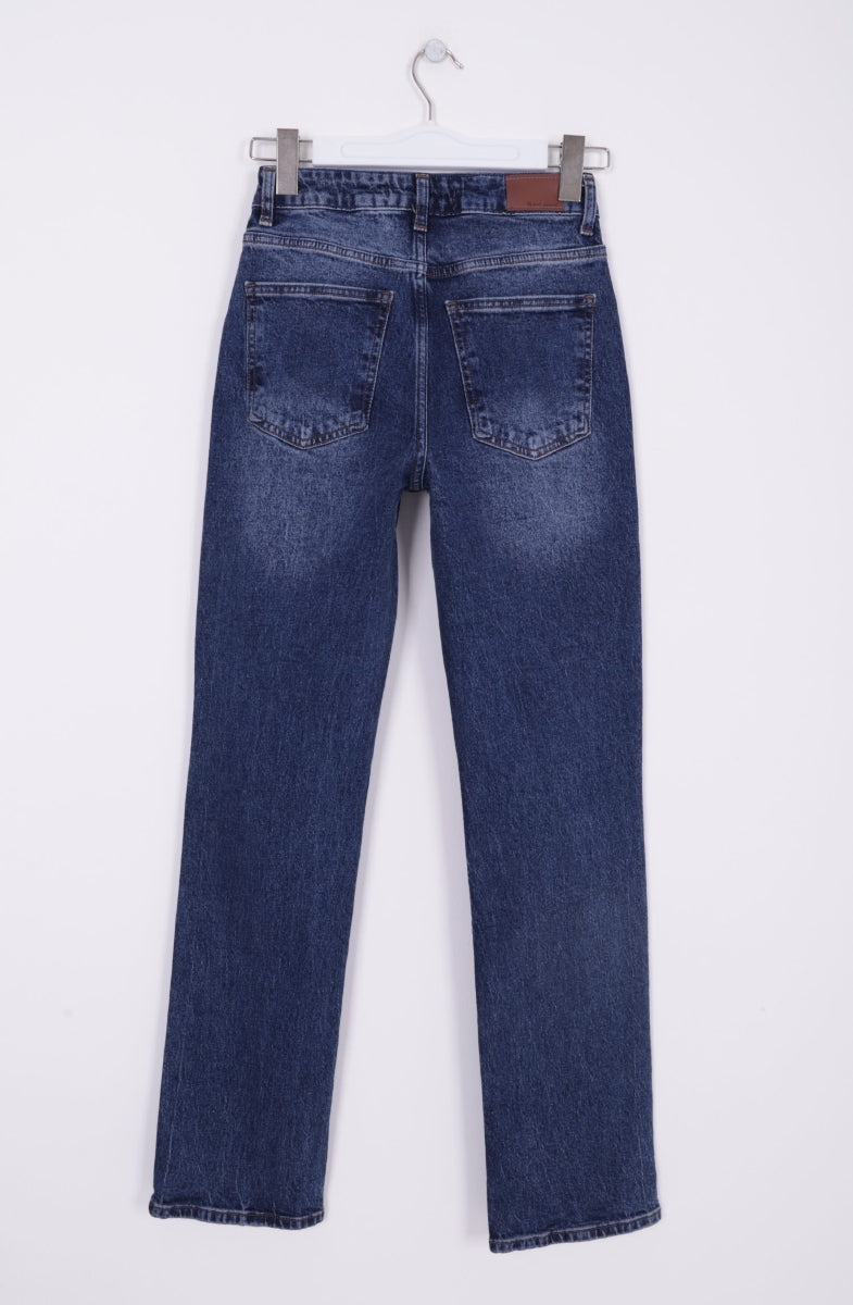 Yüksel Bel Straight Kot Pantolon 7033