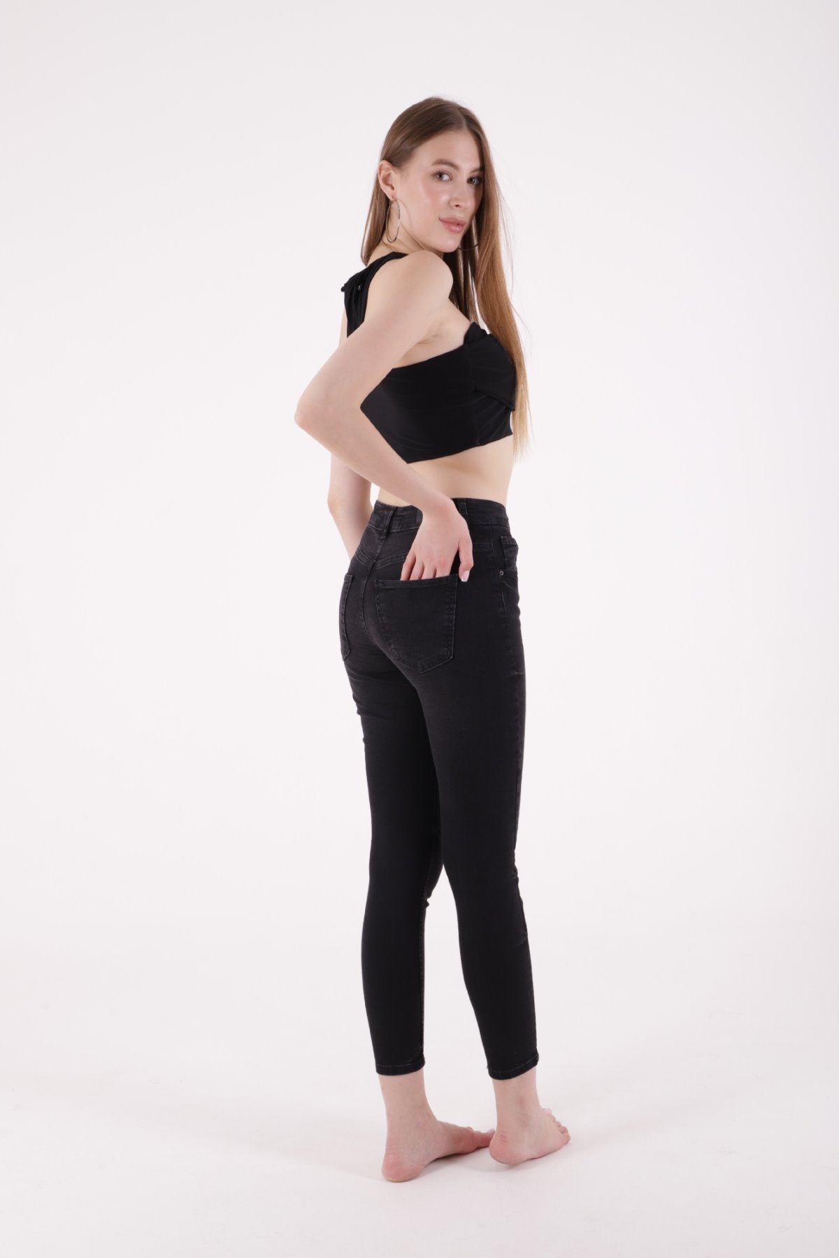 Kısa Boy Skinny Kot Pantolon 811