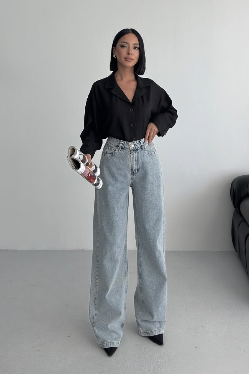 Bol Paça Relax Kot Pantolon 718