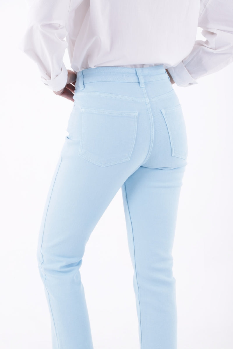 Dikişsiz Paça Mom Fit Kot Pantolon 764