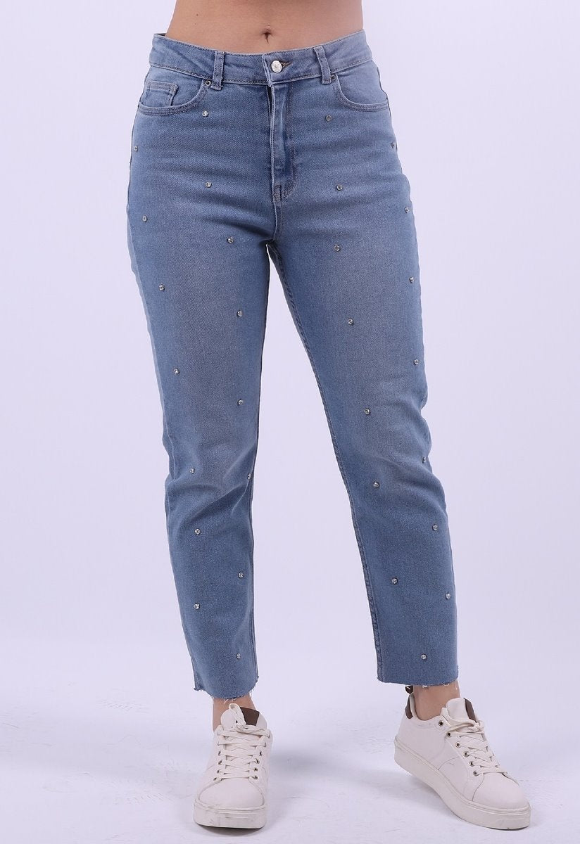 Droplu Mom Fit Pantolon 1724
