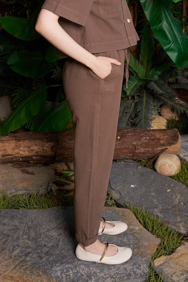 Havuç Keten Pantolon HS703