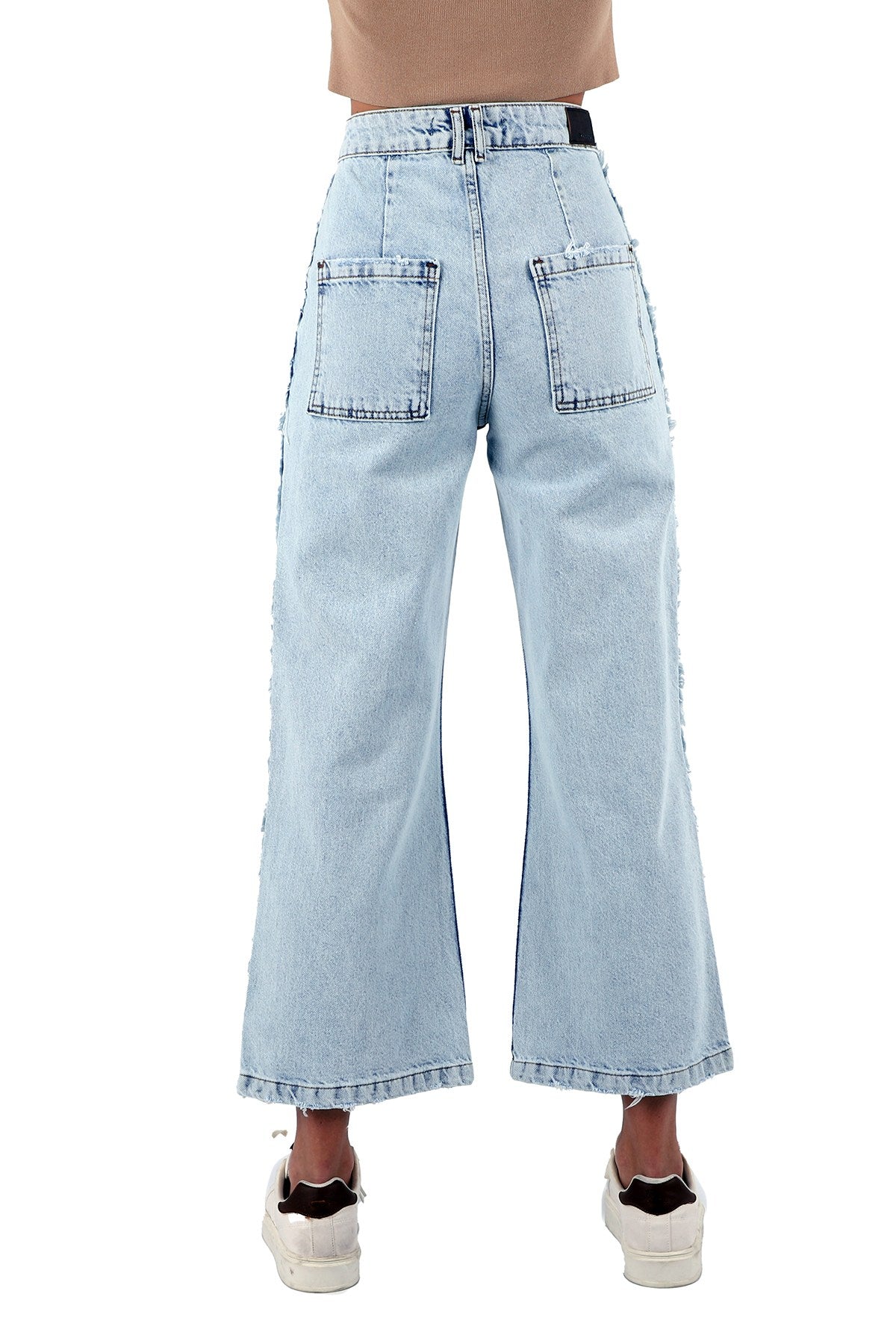 Şeritli Kaba Cepli Pantolon 1746