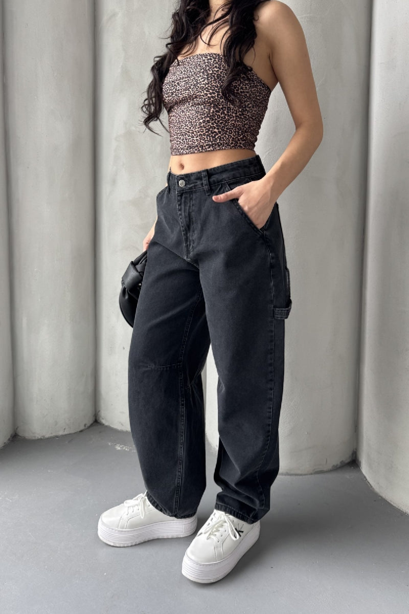 Pensli Baggy Kot Pantolon 7059