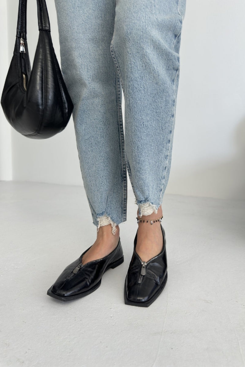 Paçası Mom Fit Kot Pantolon 884