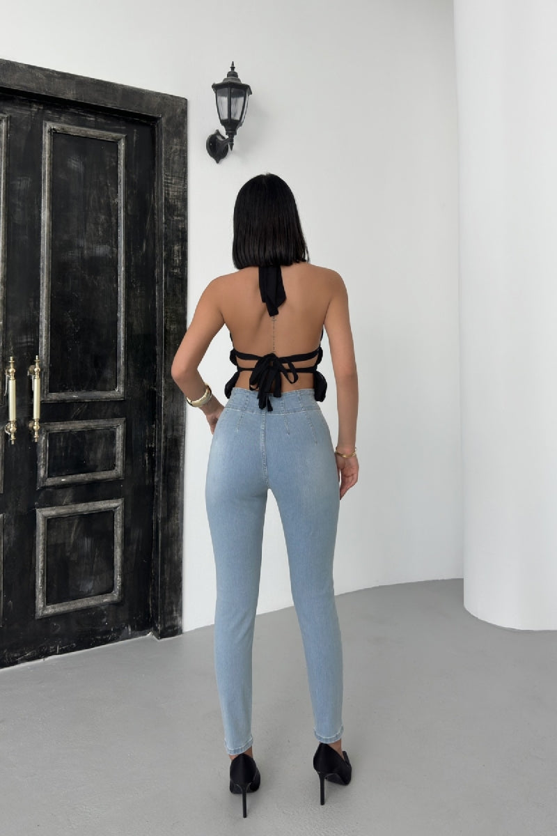 Pensli Skinny Kot Pantolon 7053