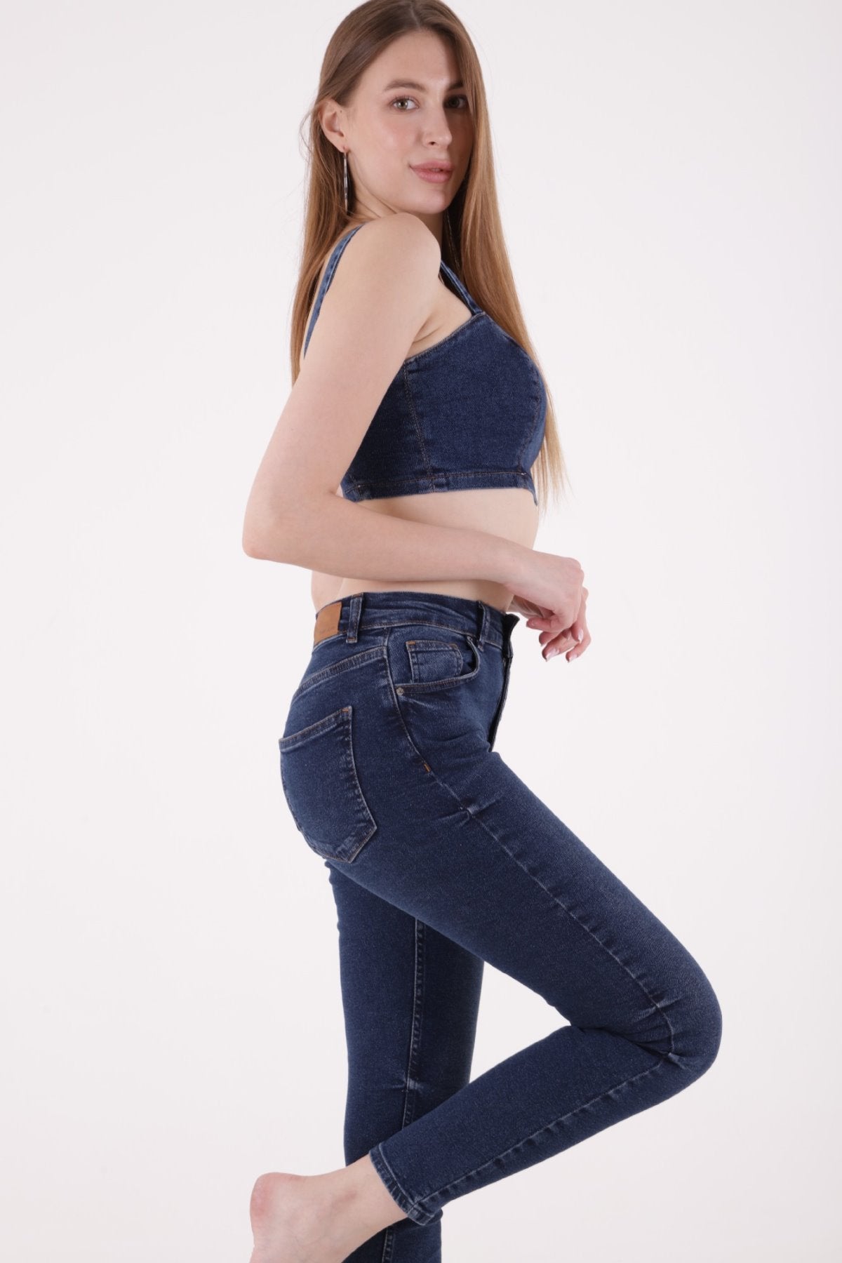 Kısa Boy Skinny Kot Pantolon 811