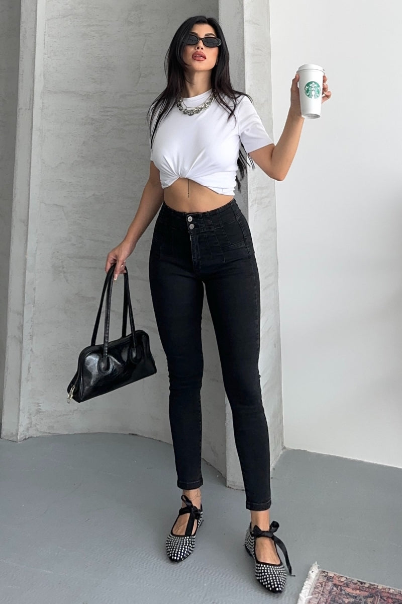 Pensli Skinny Kot Pantolon 7053