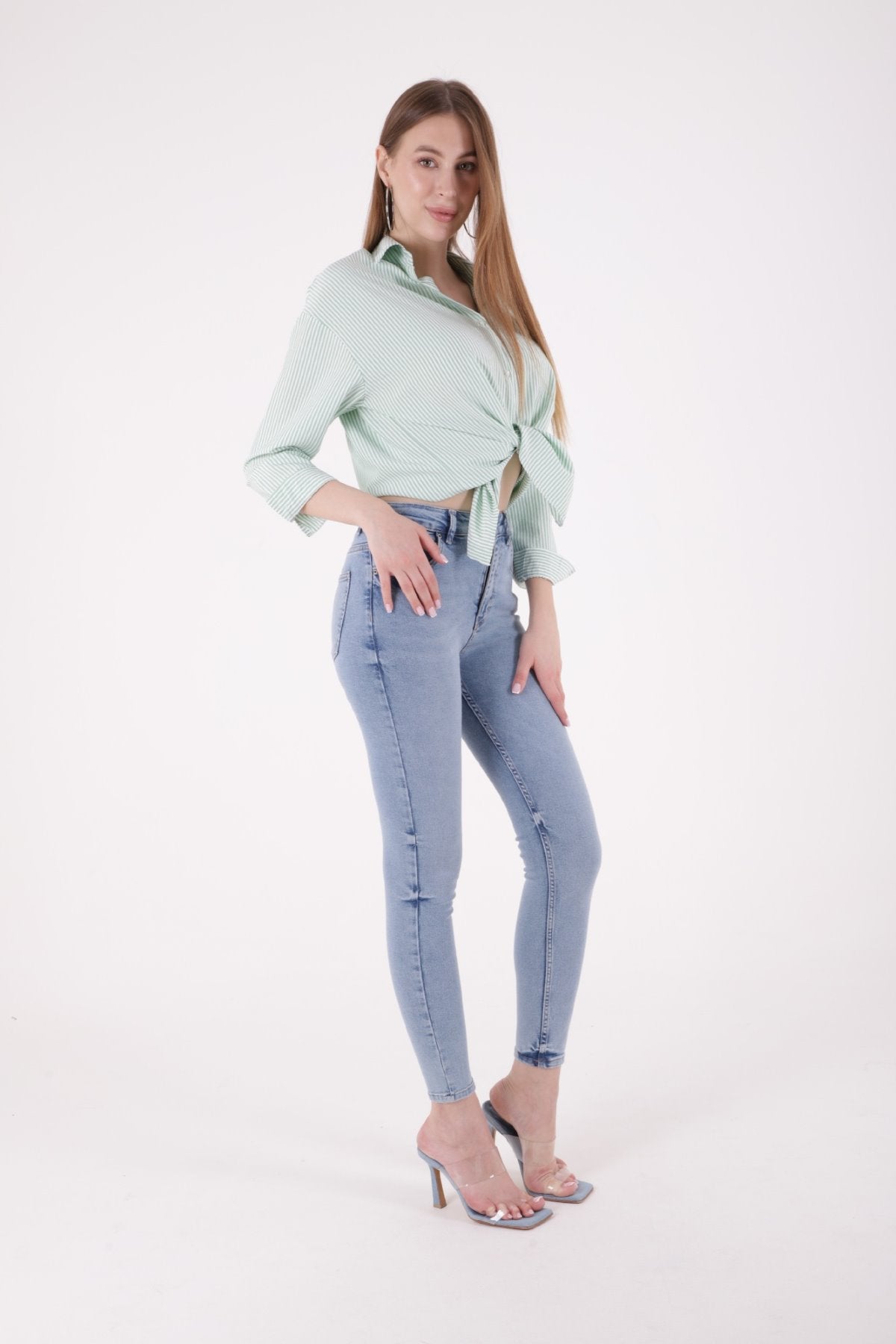 Kısa Boy Skinny Kot Pantolon 811