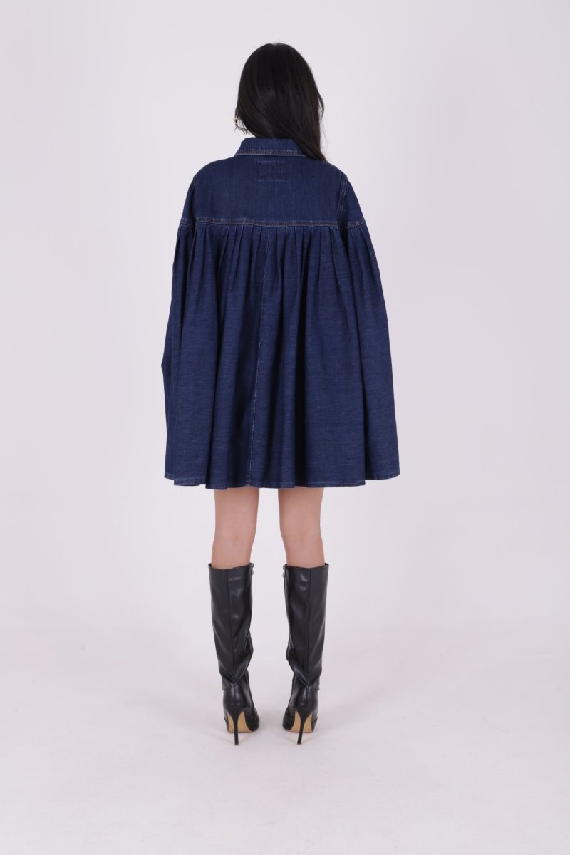 Pileli Oversize Panço Ceket 6075