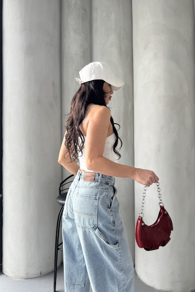 Pensli Baggy Kot Pantolon 7059