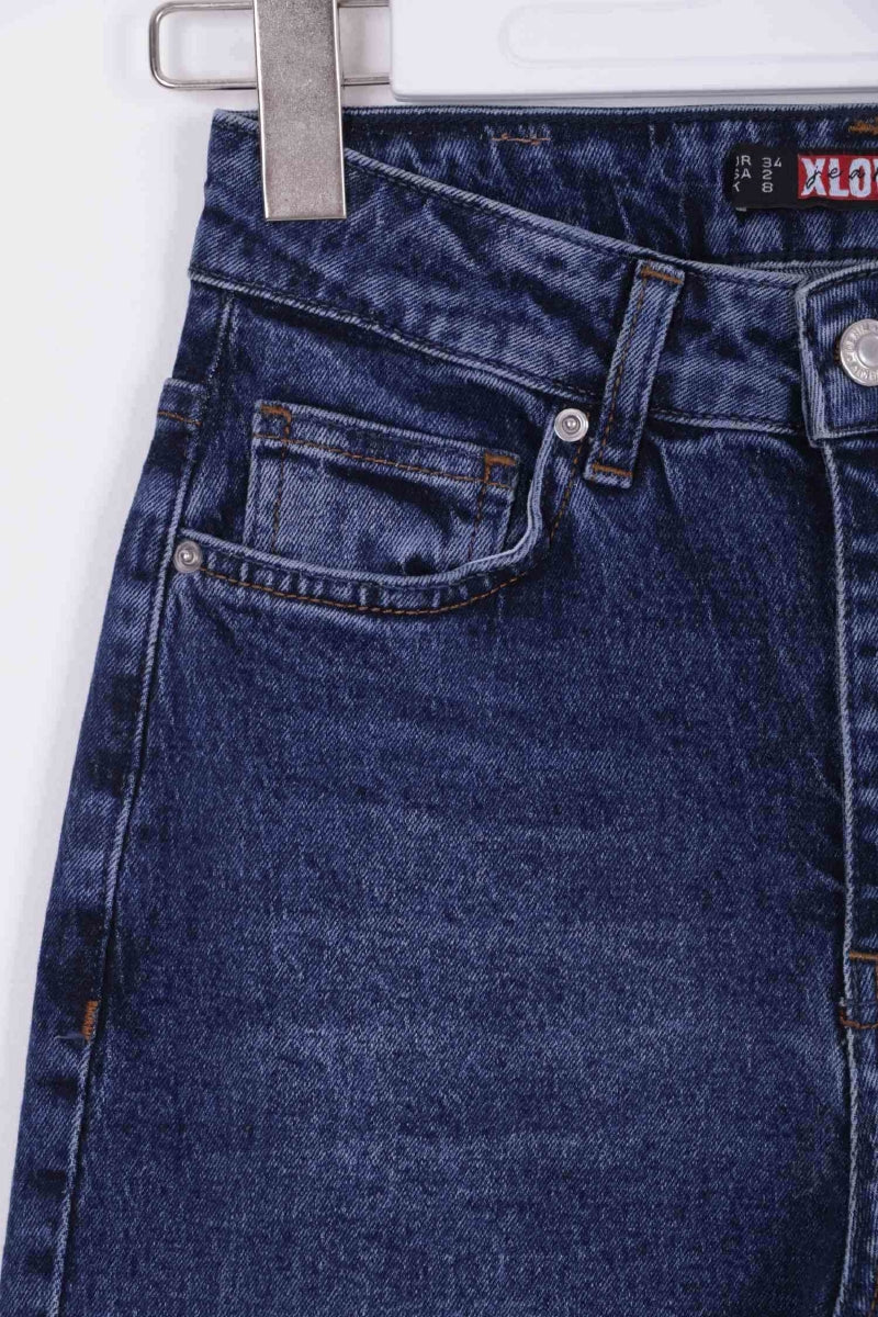 Yüksel Bel Straight Kot Pantolon 7033