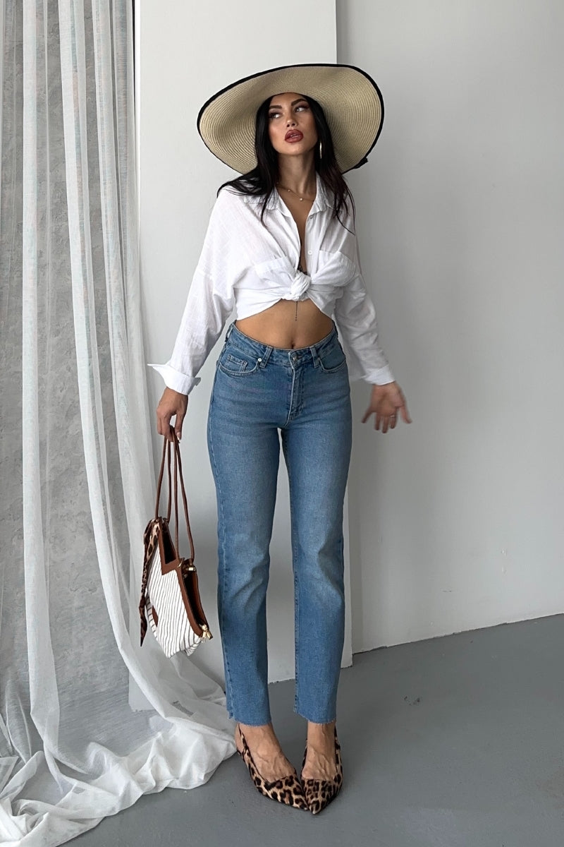 Mom Fit Kot Pantolon 7064