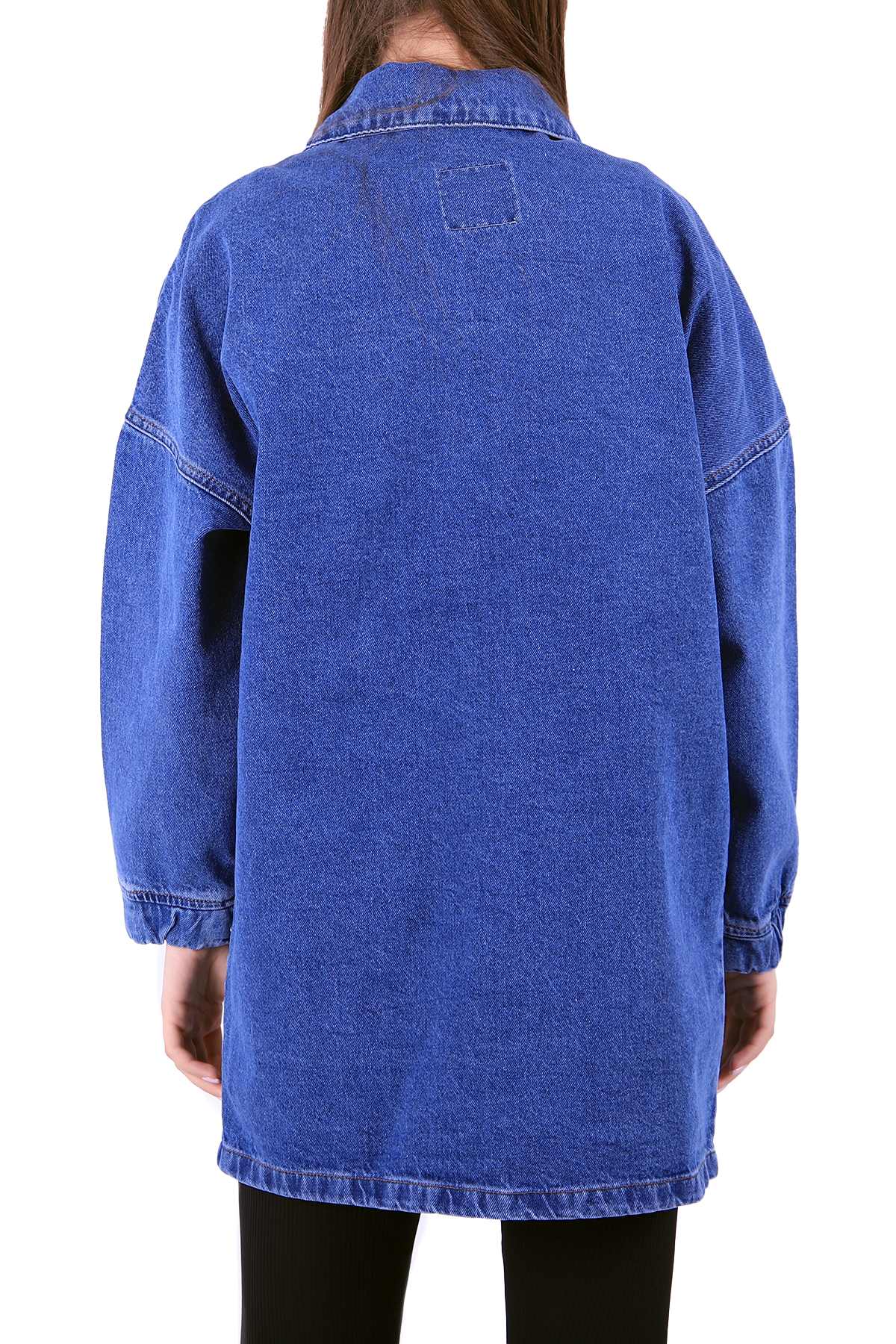 Uzun Torba Cepli Kot Ceket 688