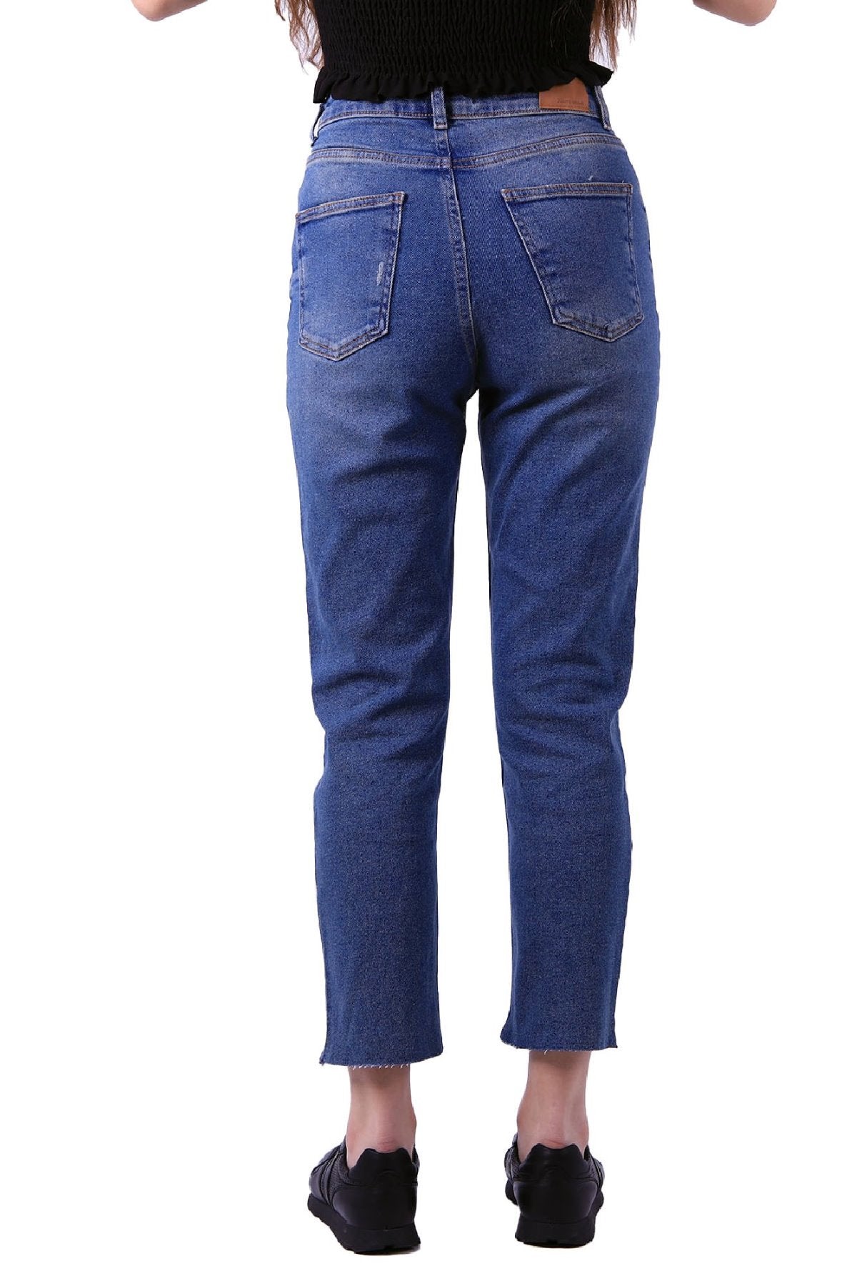 5 Düğmeli Mom Fit Kot Pantolon 745