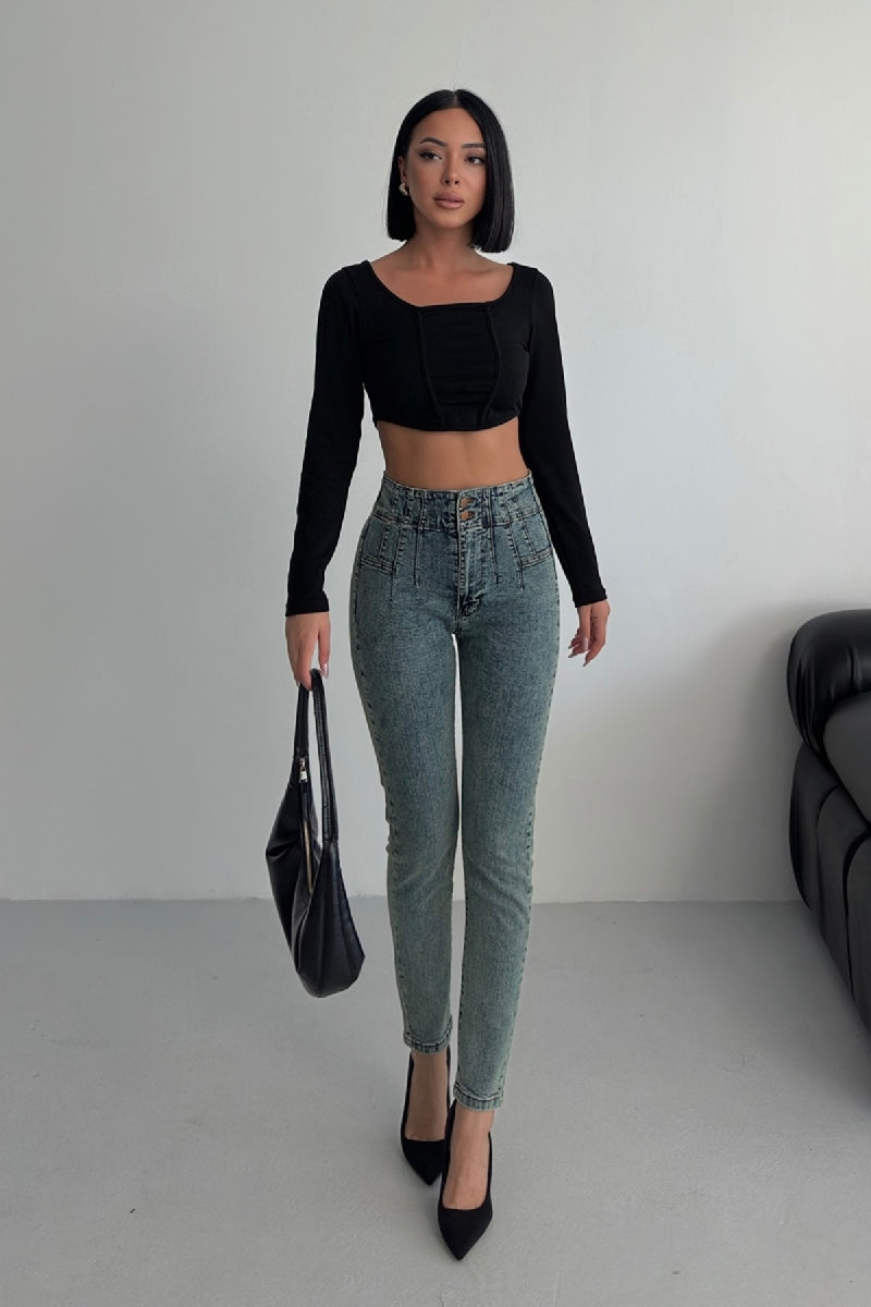 Pensli Skinny Kot Pantolon 7053