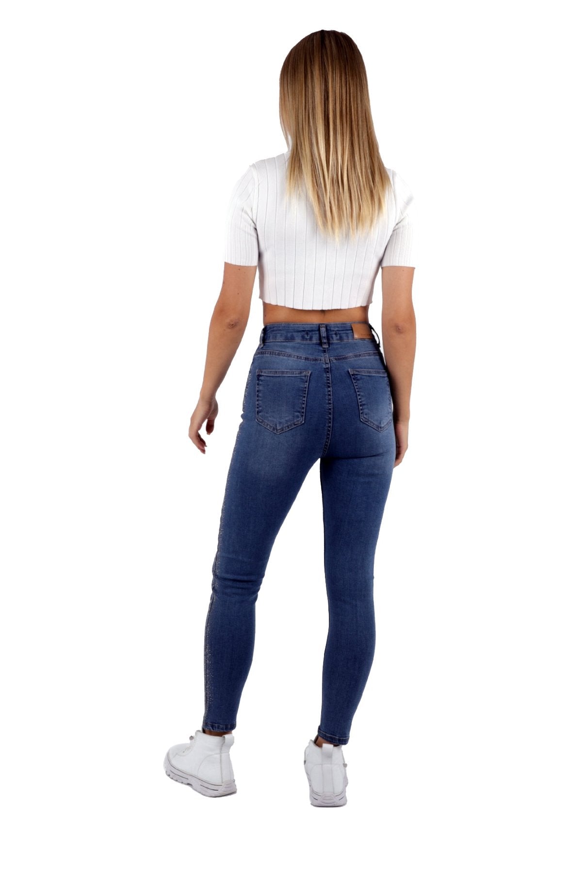 Serpmelı Kot Pantolon 727