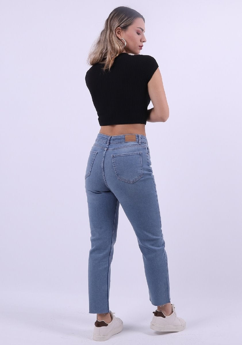 Droplu Mom Fit Pantolon 1724