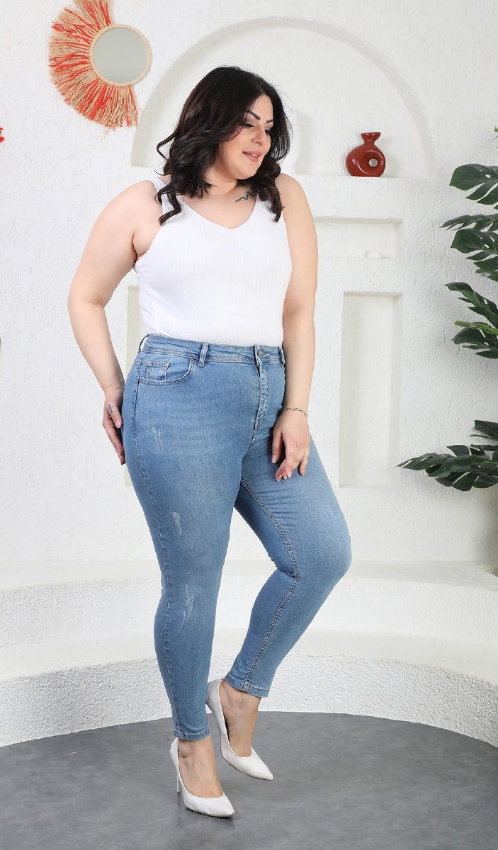 Yıpratmalı Kot Pantolon 519