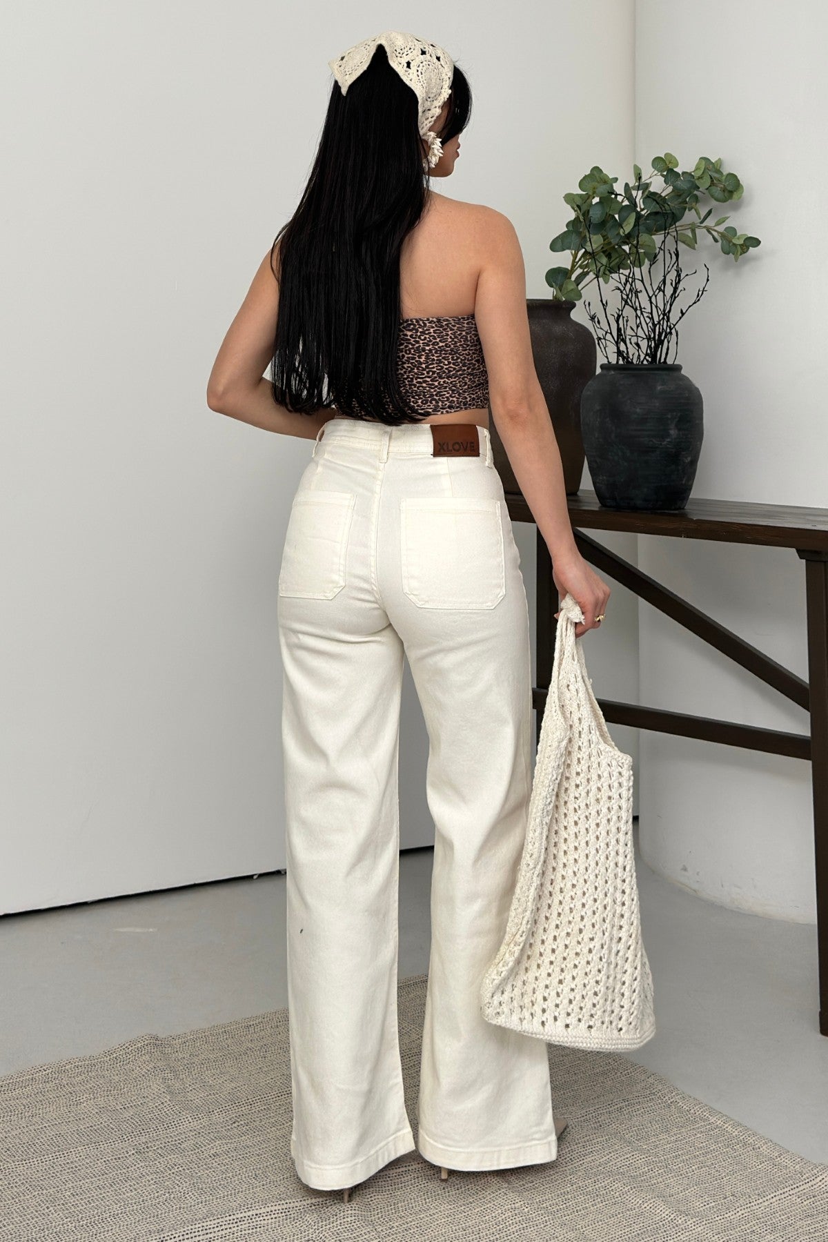 Ön Cep Detaylı Kot Pantolon 7079