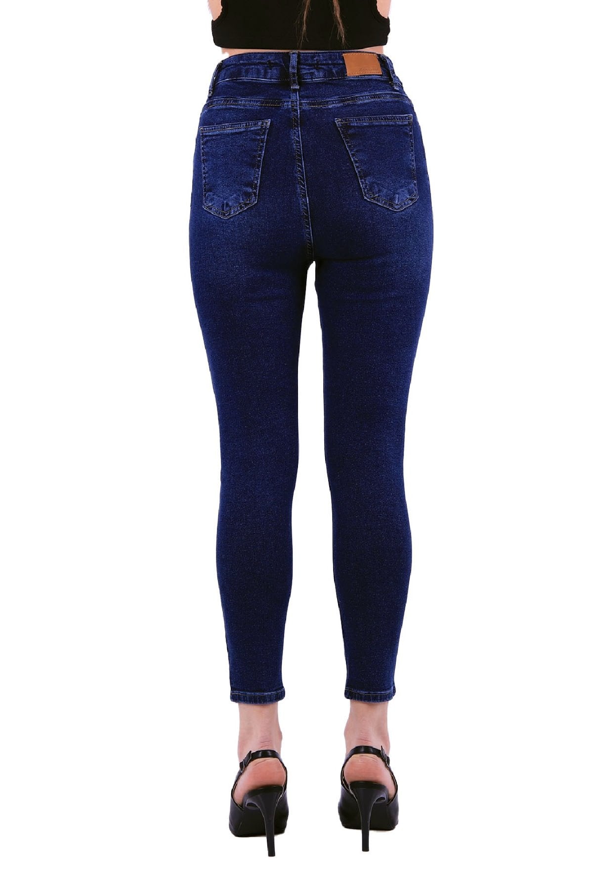 Önü 5 Düğmeli Skinny Kot Pantolon 755